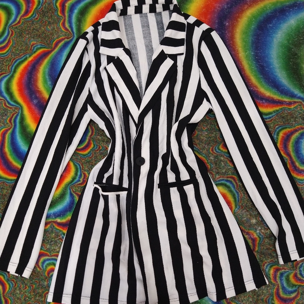 Striped blazer